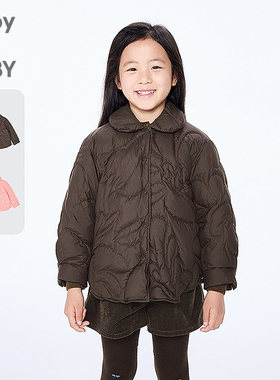 新款江南布衣童装羽绒服A型宽松长袖25冬女童jnbybyjnby1P0C10160