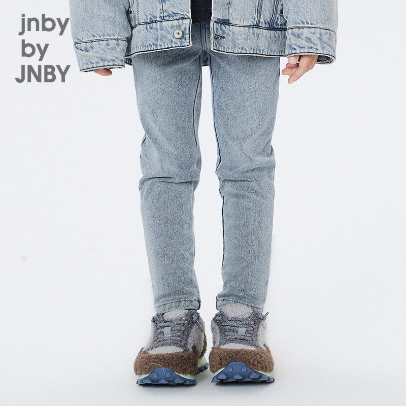 [薄绒]江南布衣童装针织牛仔打底紧身棉混纺秋冬女童jnbybyjnby