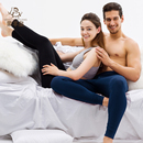 蒙羊皇 修身 冬季 男女士加绒保暖裤 打底高腰大码 加厚驼绒棉裤