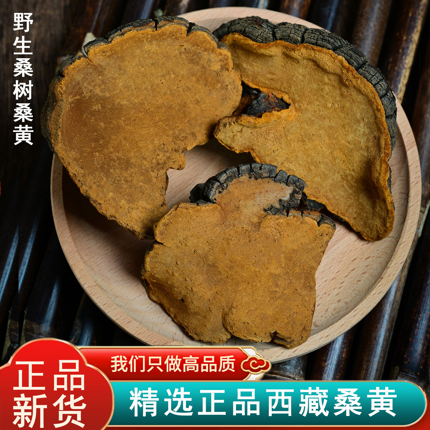 野生桑树桑黄老树桑黄灵芝菌泡茶中药材可切丁西藏桑黄100克