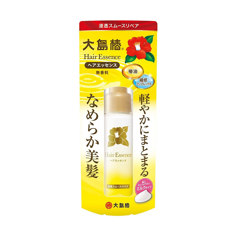 海淘 大岛椿 护发精华油 乳液质地不油腻无香精护理受损发质100ml