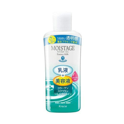 海淘 Kracie肌美精Moistage 乳液精华二合一 涩素护理晾白型160ml