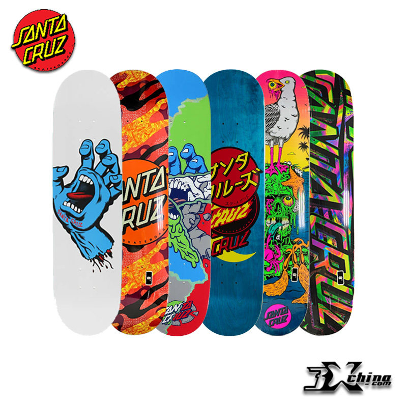 进口santacruz creature fa 新款现货 滑板 双翘 技巧板 板面