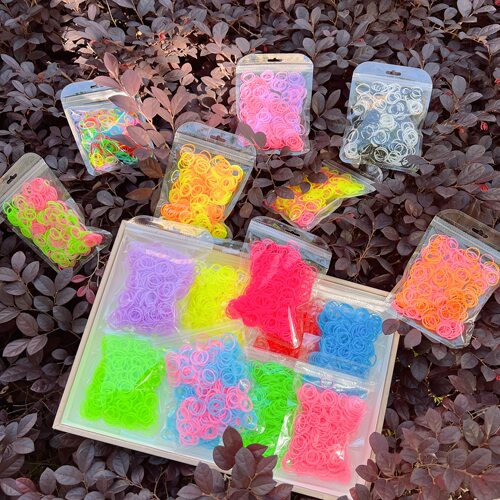 800不伤毛发约克夏皮筋宠物专用头绳泰迪发饰马尔济斯扎辫子发圈