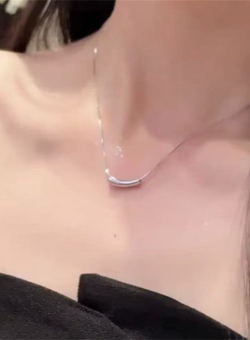 新款小茄子项链女小众高级冷淡风