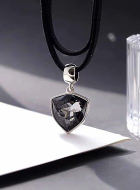 项链女水晶锁骨链短款脖子饰品