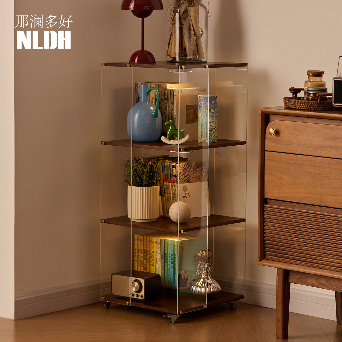 家用客厅收纳柜可移动储物柜夹缝小柜子落地多层置物柜杂物缝隙柜,收纳整理,收纳柜,淘宝优惠券,粉丝福利购,淘宝优惠卷