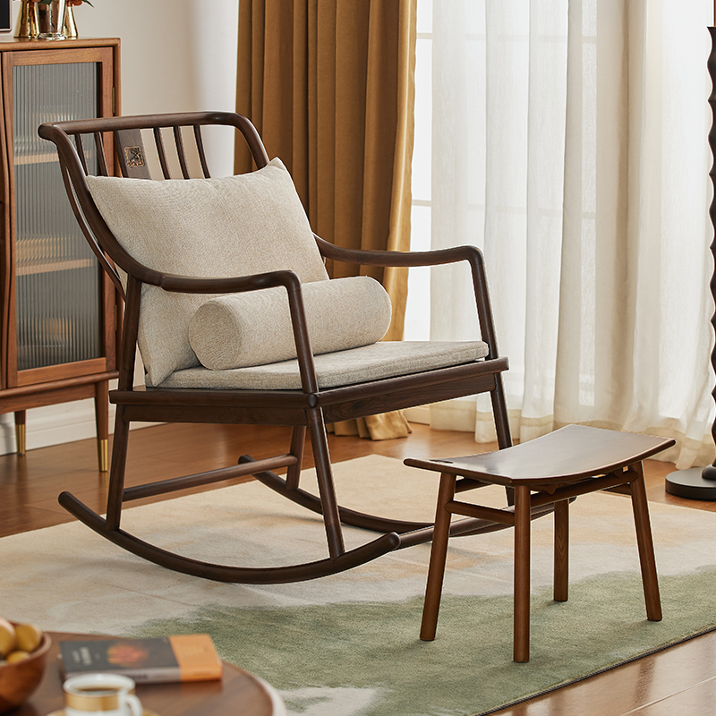 那澜多好实木休闲躺椅