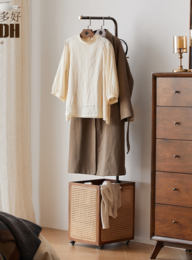 卧室小型衣架落地衣帽架入户门挂衣架床边放衣服不占空间次净衣架