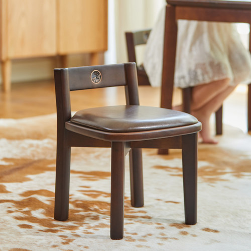 儿童椅子实木靠背凳矮吃饭防滑