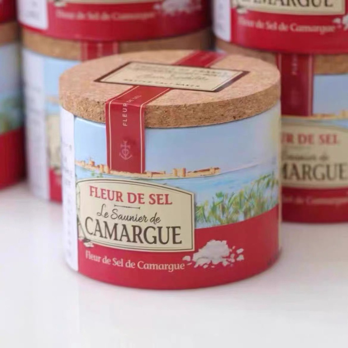 法国Camargue盐之花125g牛排烘焙甜品烘焙食用无碘海盐沙拉西餐