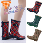 防水防滑鞋 雨靴时尚 胶鞋 耐磨新款 雨鞋 女防水防滑韩国可爱秋冬日式