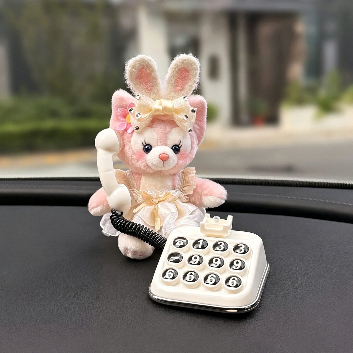 可爱玲娜贝儿临时停车号码牌