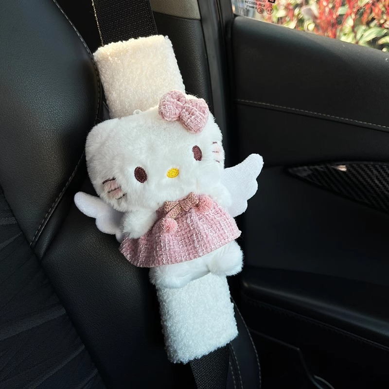 可爱玩偶配饰安全带护肩套