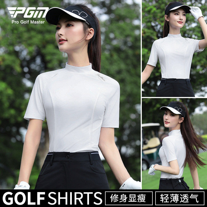 高尔夫女装上衣女韩国夏季薄款女士短袖网球T恤运动服装裤子套装