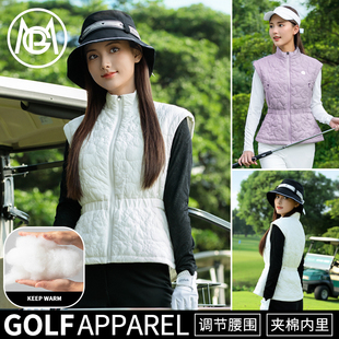 女款 25秋冬新款 马甲女士衣服冬装 修身 户外运动背心马夹 高尔夫女装