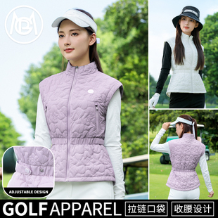 女款 马甲女士衣服冬装 户外运动背心马夹外套 高尔夫女装 25秋冬新款