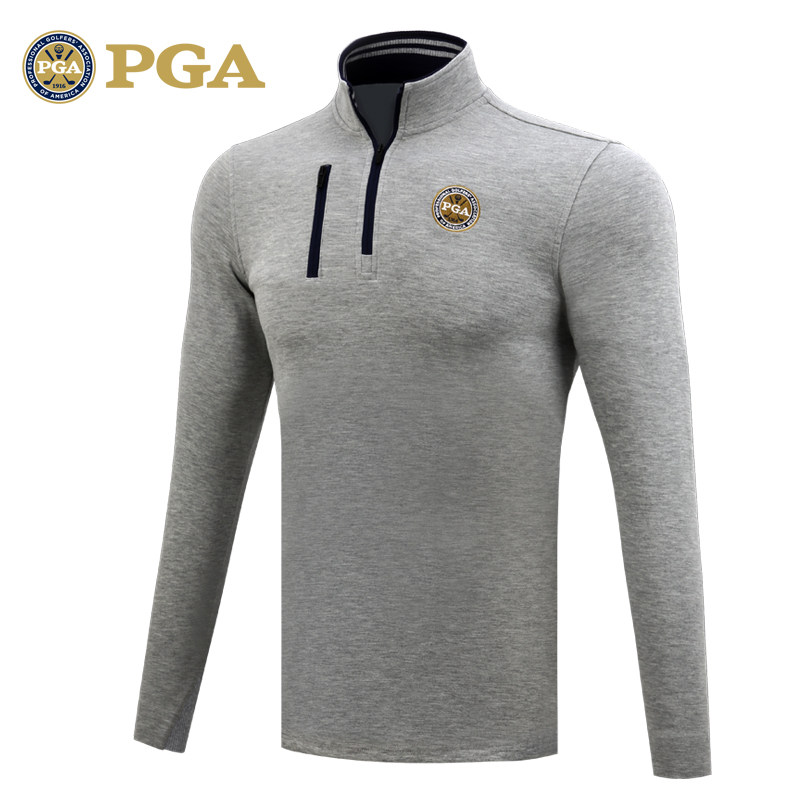 Mỹ PGA Golf Trang Phục Nam Thu Đông Áo Khoác Thi Bóng Đồng Nhất Chống Gió Ấm Cổ Dây Kéo