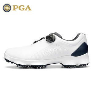 高尔夫男士 球鞋 防水鞋 美国PGA 子活动钉防侧滑旋钮鞋 带男鞋