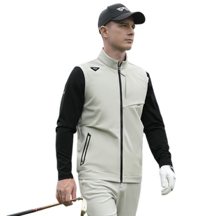 PGM 新款高尔夫马甲男士加厚运动外套马夹背心夹克服装男装衣服