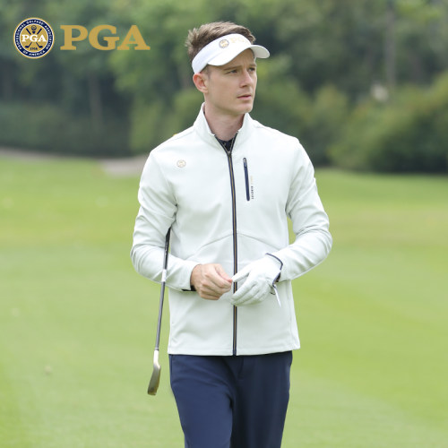 PGA高尔夫男士外套吸光发热内里