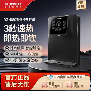 家用即热管线机触摸屏彩屏饮水机DG 蓝飘尔净水器壁挂式 580