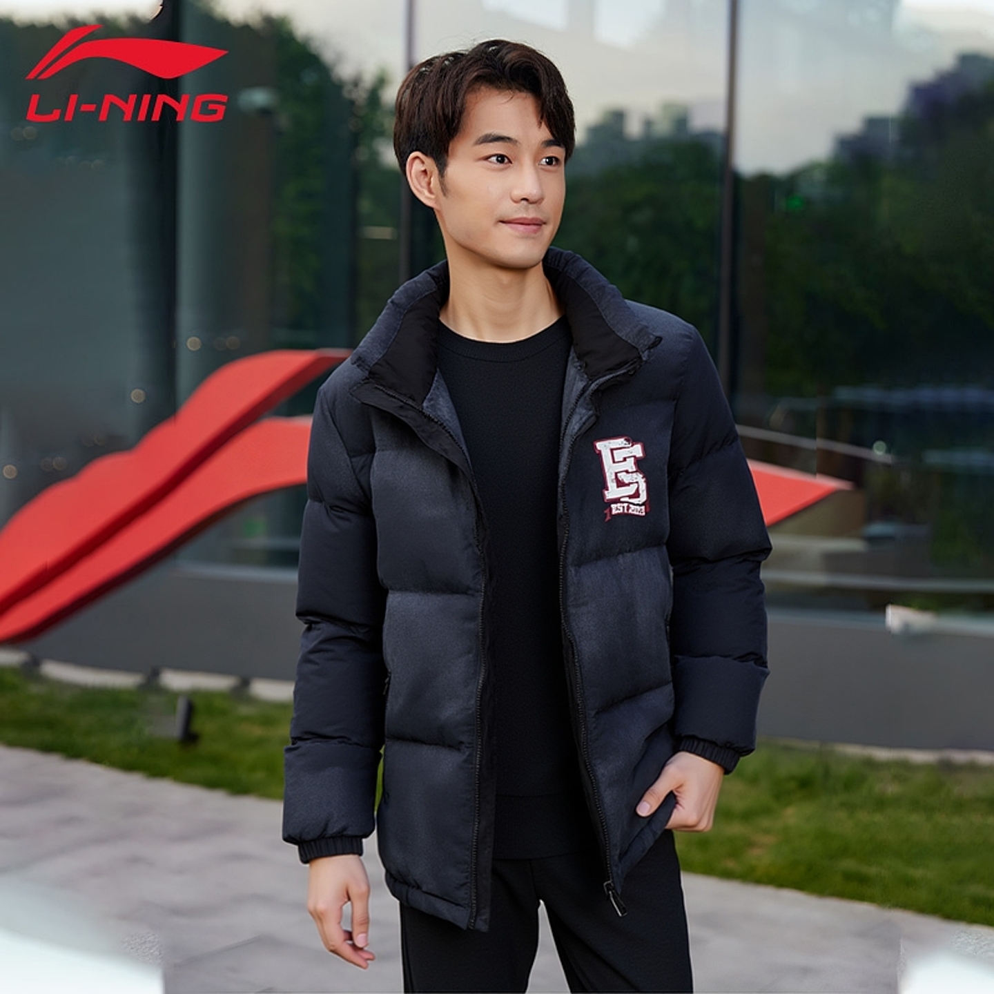 李宁羽绒服男冬季新款宽松时尚