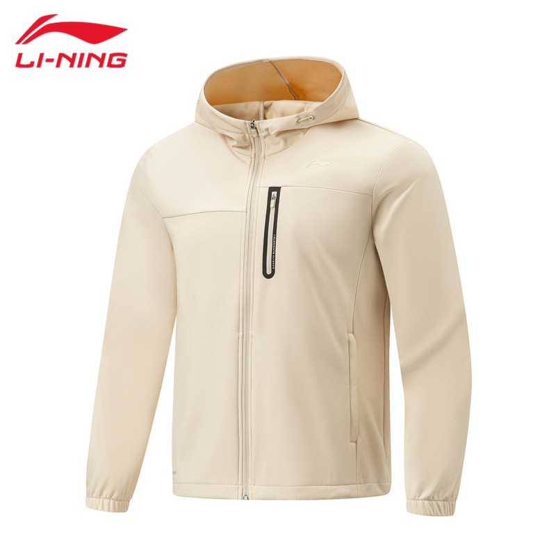 李宁冬季新款男子运动风衣防泼水