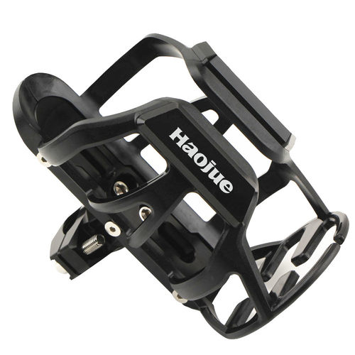 豪爵TR300改装护杠水杯架