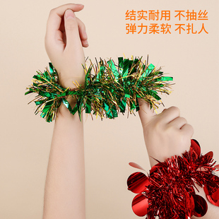 手腕花儿童节日表演彩色头饰幼儿园学校啦啦队六一舞蹈演出道具