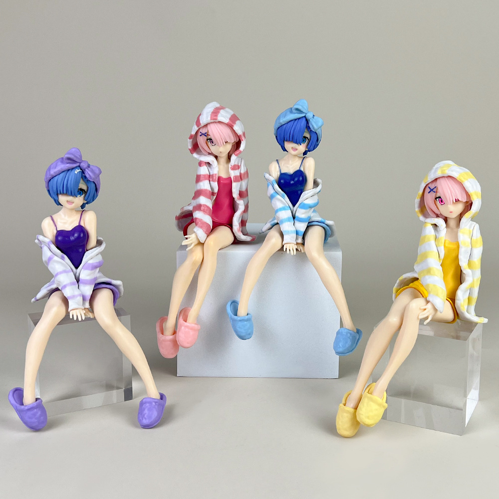 动漫手办异世界生活拉姆蕾姆牙杯面手办模型摆件美二次元潮玩