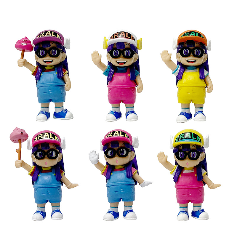 6款阿拉蕾手办IQ博士天使阿拉蕾拿便便小云玩具扭蛋公仔模型摆件