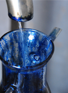 蓝色单方野生艾草精油非蕲艾灸驱蚊通经络按摩泡脚刮痧开背