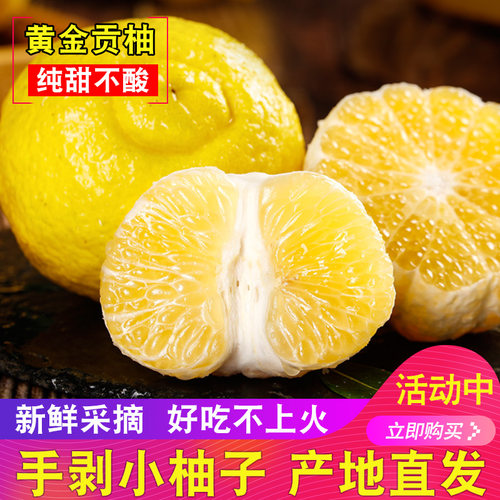 黄金贡柚，纯甜不酸，口口爆汁