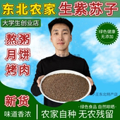 包邮 新货东北紫苏子籽饱满烤肉烧烤料月饼馅料榨油特价 500g 可食用