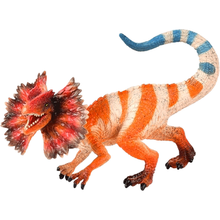 儿童仿真实心塑胶生日礼物3-6恐龙玩具模型双冠龙双棘龙双脊龙