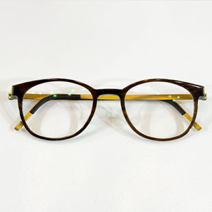 林德伯格K金眼镜框男纯手工高端牛角近视眼镜架女可配镜片1818