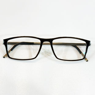 林德伯格K金眼镜框男纯手工高端牛角近视眼镜架女可配镜片1816
