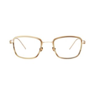 林德伯格K金眼镜框男纯手工高端牛角近视眼镜架女可配镜片ERIC