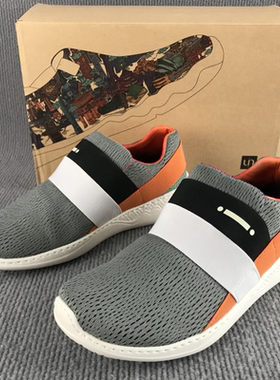 uin春夏时尚镂空轻便舒适休闲鞋百搭懒人透气户外旅行运动鞋男鞋