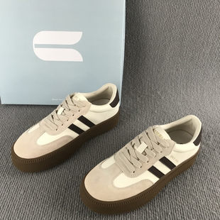 comely康莉女鞋断码撤柜春秋休闲2025爆款德训鞋百搭时尚厚底单鞋