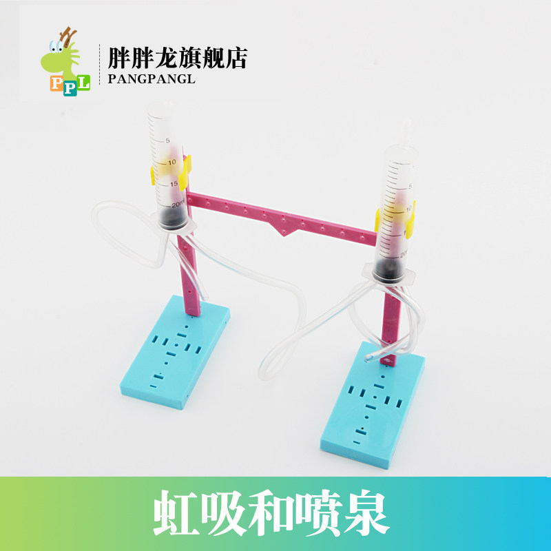 胖胖龙 diy科技小制作小实验 虹吸与喷泉 材料包