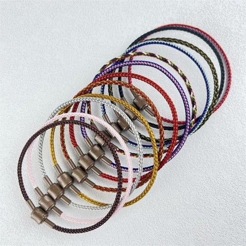 防水手绳路路通钢丝绳情侣