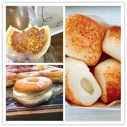 巴黎贝甜 面包 奶油 甜点 下午茶 奶油芝士面包 甜甜圈 牛肉饼