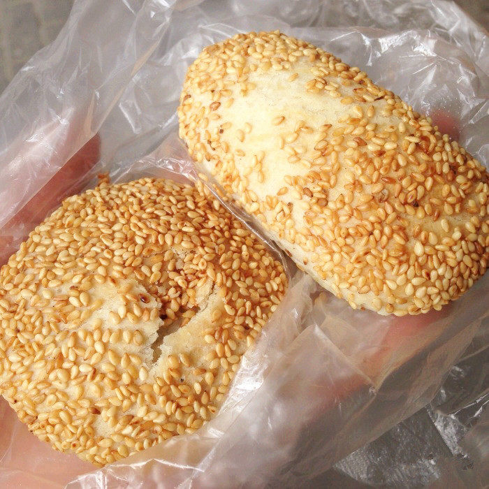 南京美食代购韩复兴烧饼鸭油烧饼甜咸酥烧饼清真美食南京特产