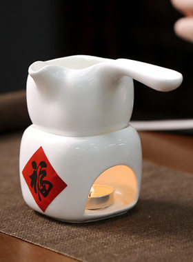 陶瓷精油炉大容量酒精灯防烫手蜡烛加热家用户外会所美容院精油灯