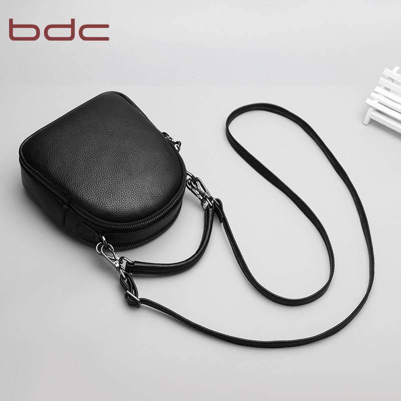 真皮小包女时尚斜挎包2020新款简约头层牛皮单肩包女手提贝壳包