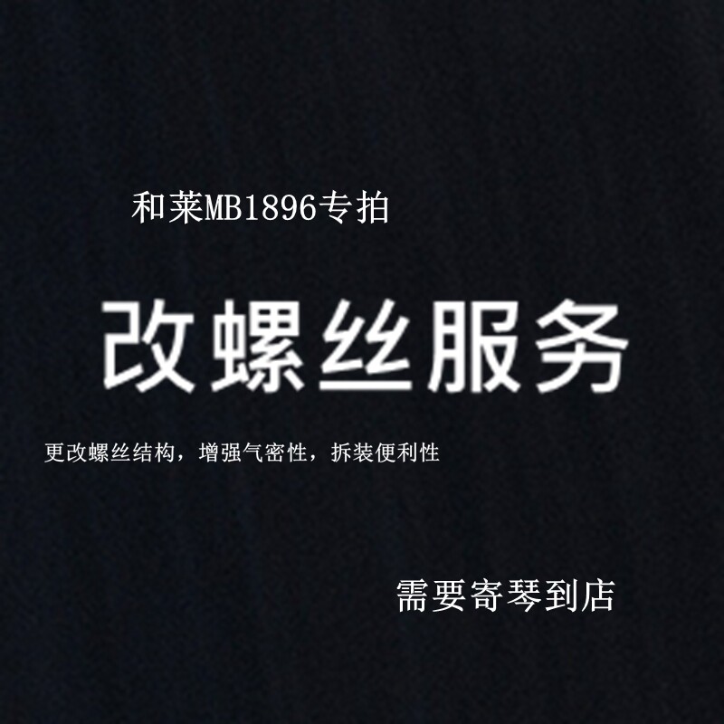 口琴改造 hohner和莱口琴mb1896改装改造螺丝服务 改装盖板后开放