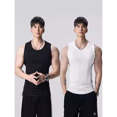 Sleeveless Vest for Men Muscle-Fit Summer Sports & Fitness