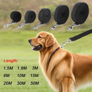 Long Strong Nylon Dog Leash 10m 15m 20m Pet Training Leash